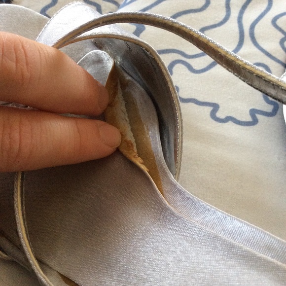 Strappy Gray Heels - Picture 8 of 9